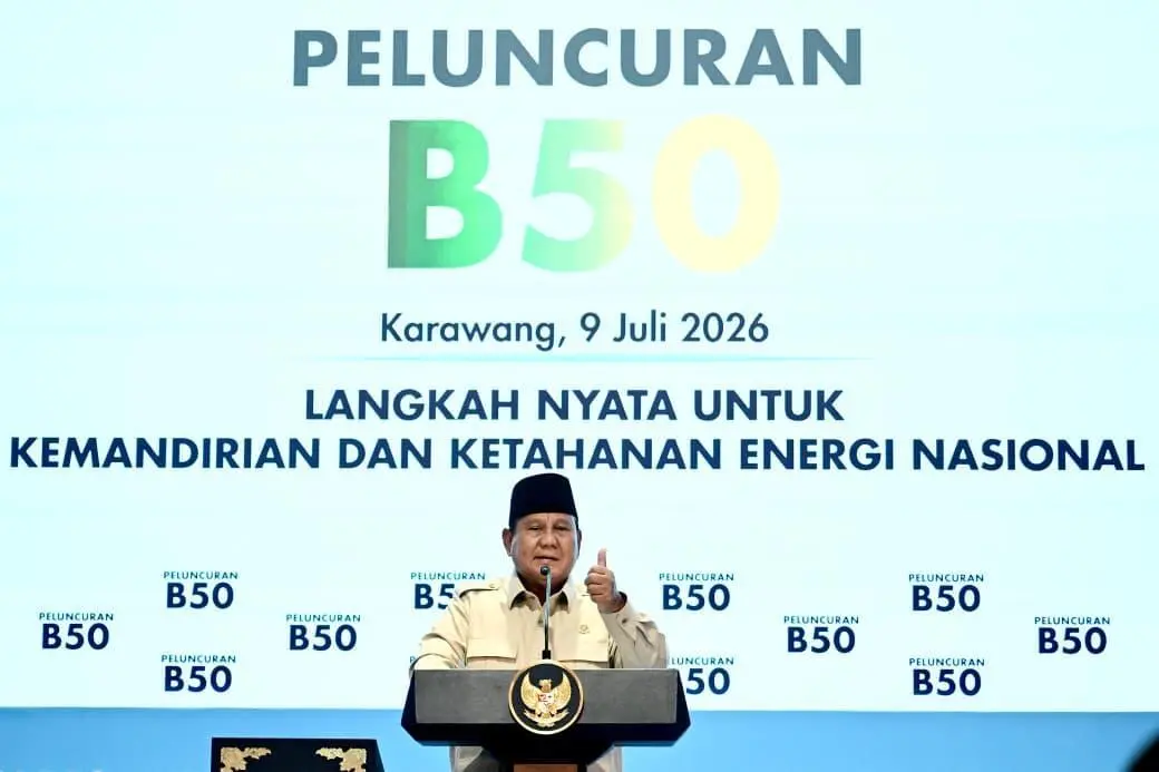 Indonesia Pangkas 44 Juta Ton Emisi CO₂ Lewat Biodiesel B50, Presiden Prabowo: Dunia Kini Melirik Indonesia