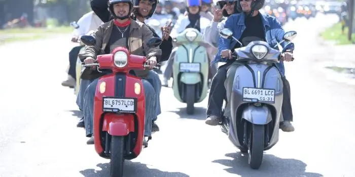 Ride Santai, Vibes Maksimal! Yamaha CLASSY Ride & Chill Perdana Ramaikan Pulau Sumatera