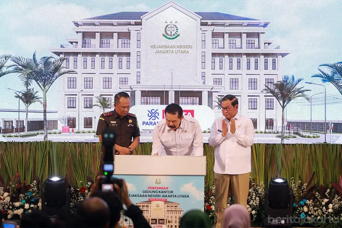 Gedung Kantor Kejari Jakut Hasil Hibah Pemprov DKI Diresmikan