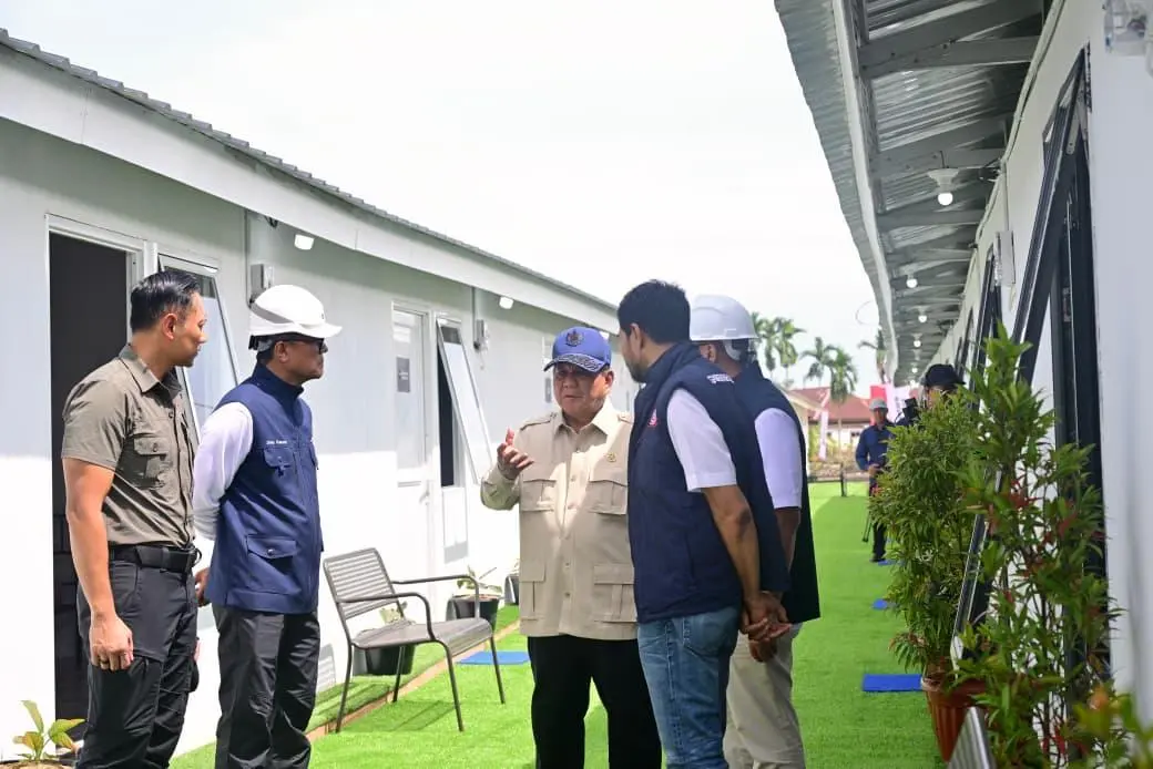Tinjau Rumah Hunian Danantara, Presiden Prabowo Apresiasi Kolaborasi K/L dan Daerah