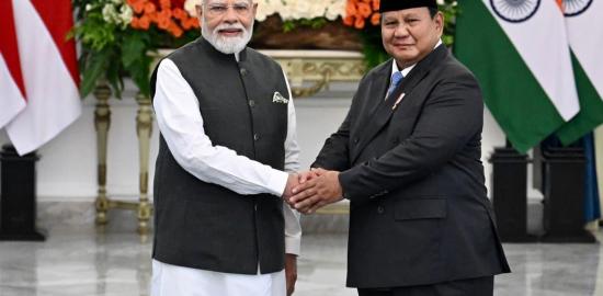 Presiden Prabowo Tegaskan Indonesia-India Bersatu Jaga Perdamaian Dunia dan Perkuat Stabilitas Indo-Pasifik