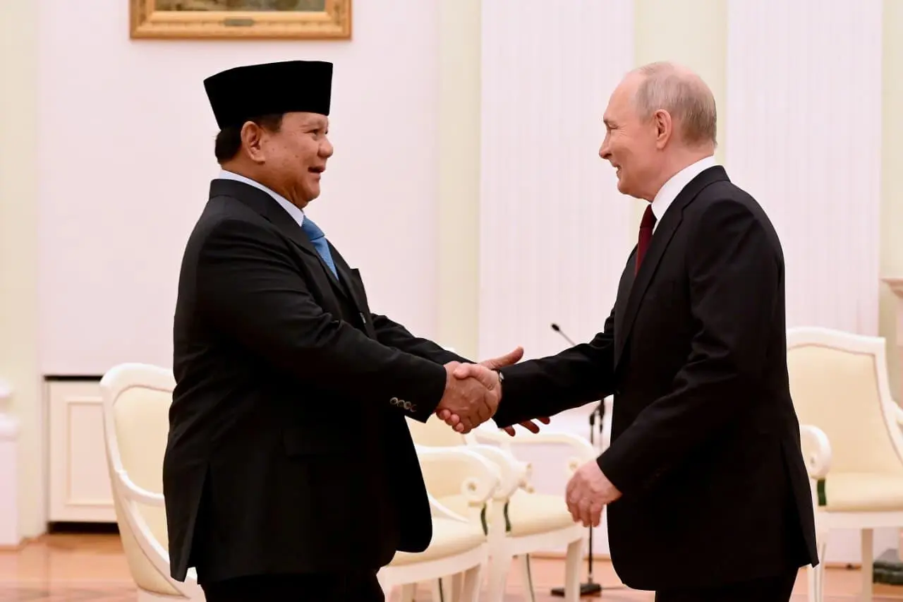 Hangat dan Penuh Keakraban, Presiden Prabowo dan Presiden Putin Pererat Kemitraan Strategis Indonesia–Rusia