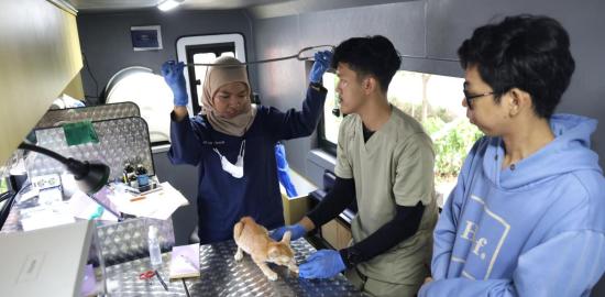 Mobil KHK Telah Layani Kesehatan 41 Hewan Peliharaan Warga Jakbar