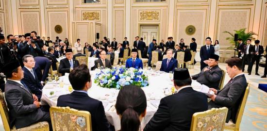 Jamuan Kenegaraan di Blue House, Presiden Prabowo Tegaskan Persahabatan Indonesia–Republik Korea