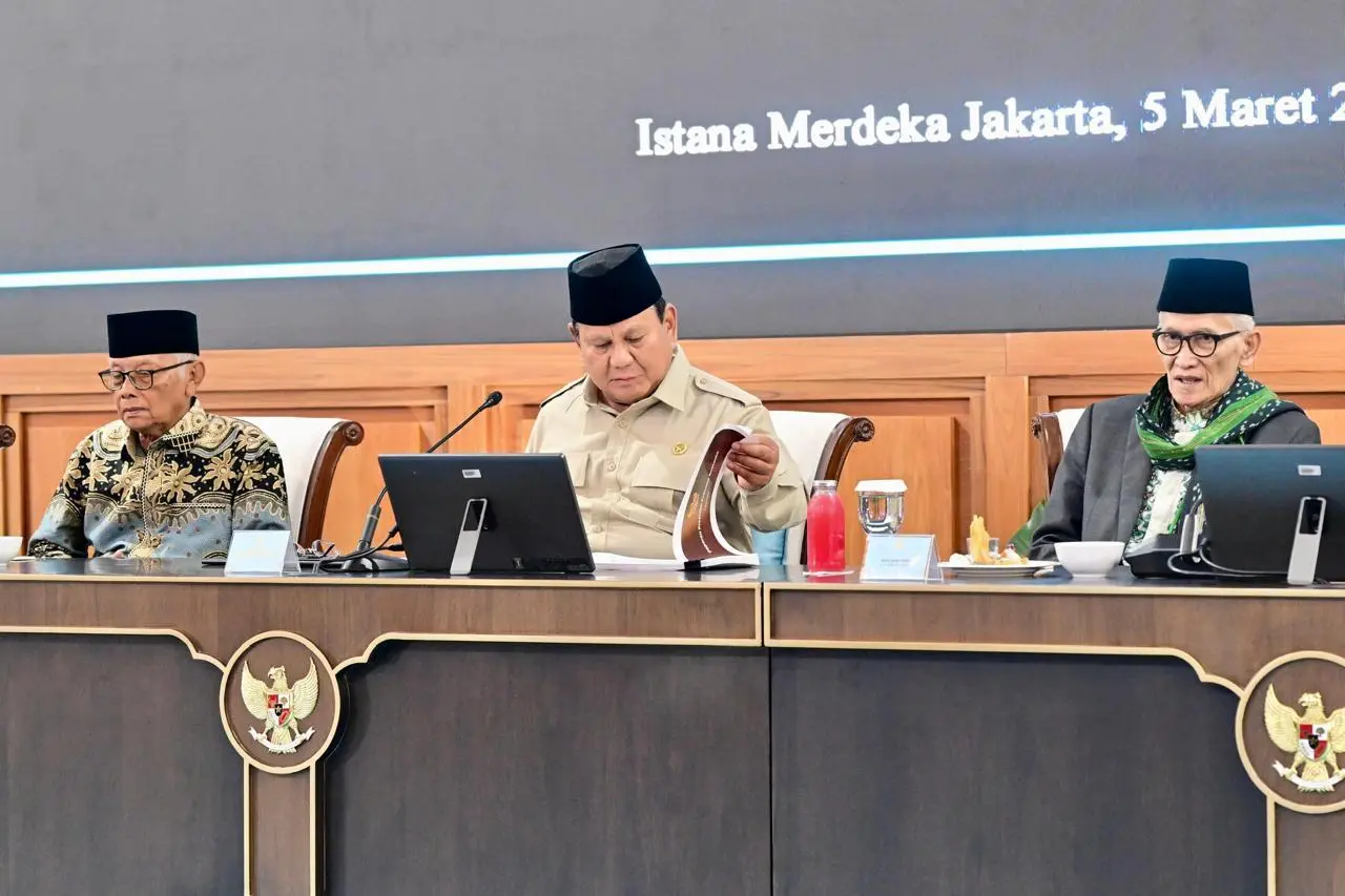 Di Hadapan Ulama dan Ormas Islam, Presiden Prabowo Paparkan Strategi Dorong Perdamaian Timur Tengah
