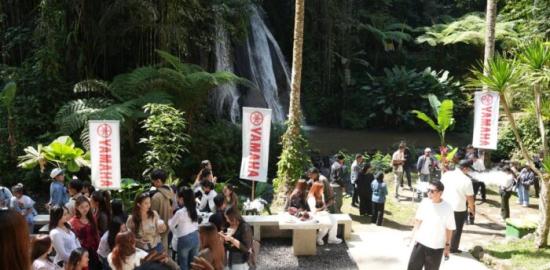 Ratusan Anak Muda Bali Hangout Bareng Yamaha Grand Filano Hybrid dan Baskara Mahendra