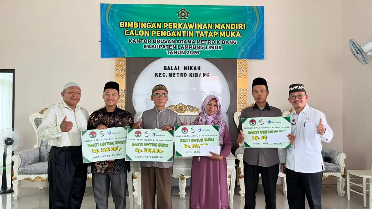 LAZISKU Lampung Salurkan Tanda Kasih untuk Guru Honorer dan Guru Ngaji