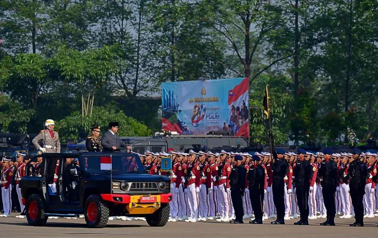 Hari Bhayangkara Ke-80, Presiden Prabowo: Polri Harus Selalu Hadir Melindungi, Melayani, dan Mengabdi kepada Rakyat