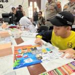 Polrestabes Bandung Fasilitasi Lomba Melukis Difabel, Beri Ruang Siswa SLB Tunjukkan Kreativitas