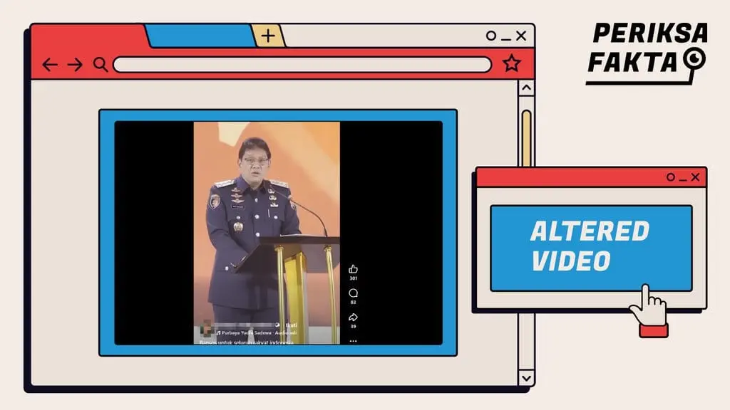 [HOAKS] Video Menteri Keuangan Purbaya Bagikan Bantuan Sosial untuk Modal Usaha