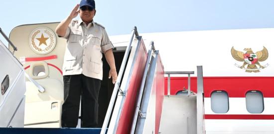 Presiden Prabowo Bertolak ke NTB untuk Resmikan Lima Bendungan, Perkuat Ketahanan Air dan Dukung Swasembada Pangan