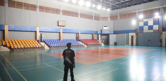 Nobar Piala Dunia di GOR Upaya Bangun Optimisme Sepak Bola Nasional