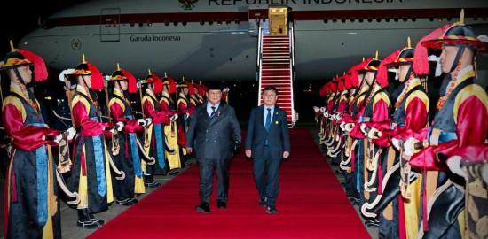 Presiden Prabowo Tiba di Seoul, Awali Kunjungan Kenegaraan ke Republik Korea