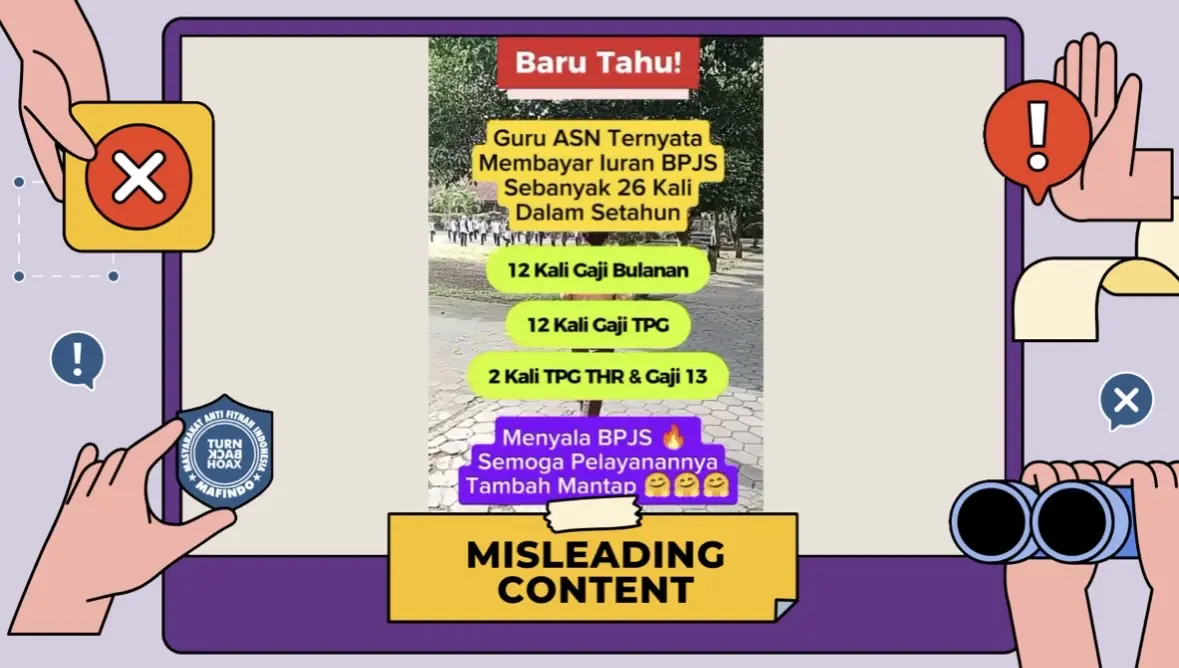 [SALAH] Guru ASN Setahun Bayar BPJS 26 Kali