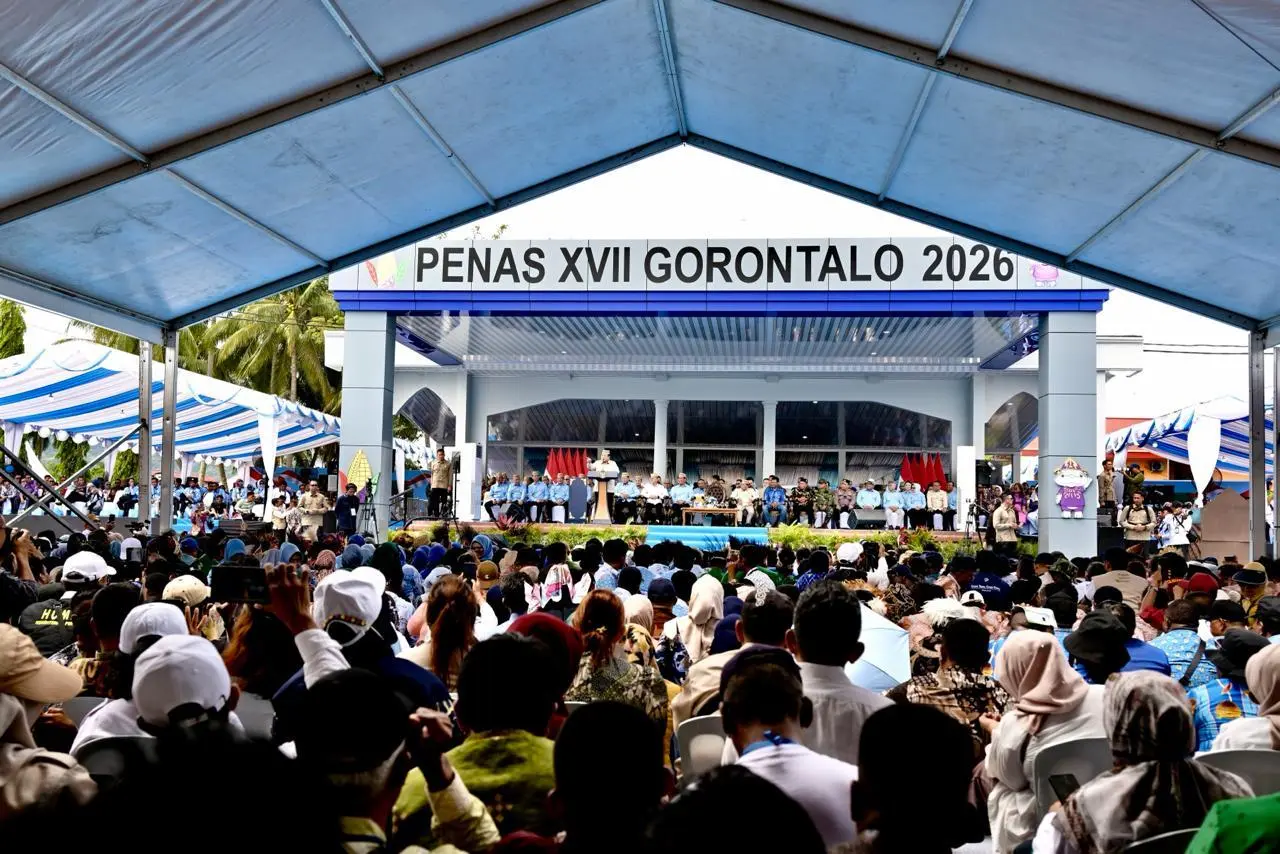 Presiden Prabowo Hadiri Puncak PENAS Petani dan Nelayan XVII Tahun 2026 di Gorontalo Bersama 50 Ribu Peserta