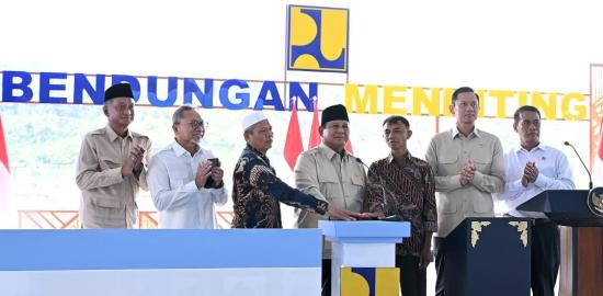 Presiden Prabowo: Peresmian Lima Bendungan dan Keberhasilan B50 Jadi Bukti Kerja Keras Menuju Indonesia Makmur