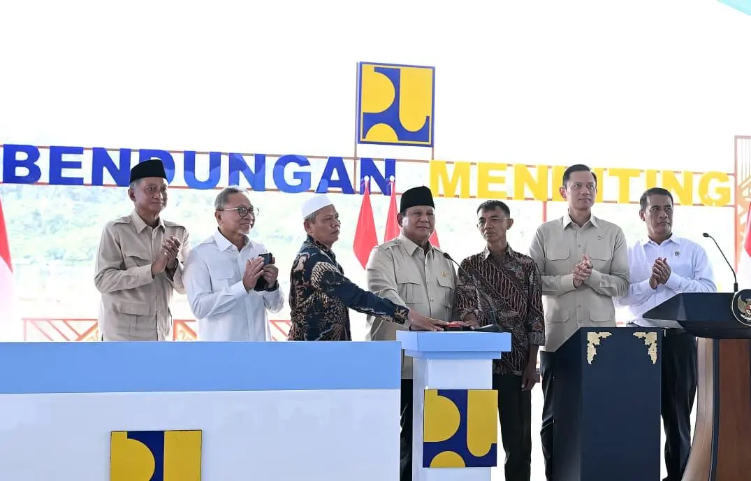 Presiden Prabowo: Peresmian Lima Bendungan dan Keberhasilan B50 Jadi Bukti Kerja Keras Menuju Indonesia Makmur