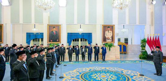 Perkuat Ketahanan Energi Nasional, Presiden Prabowo Resmi Lantik Keanggotaan DEN di Istana