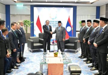 Bertemu PM Lao PDR Siphandone, Presiden Prabowo Bahas Upaya Peningkatan Sektor Perdagangan