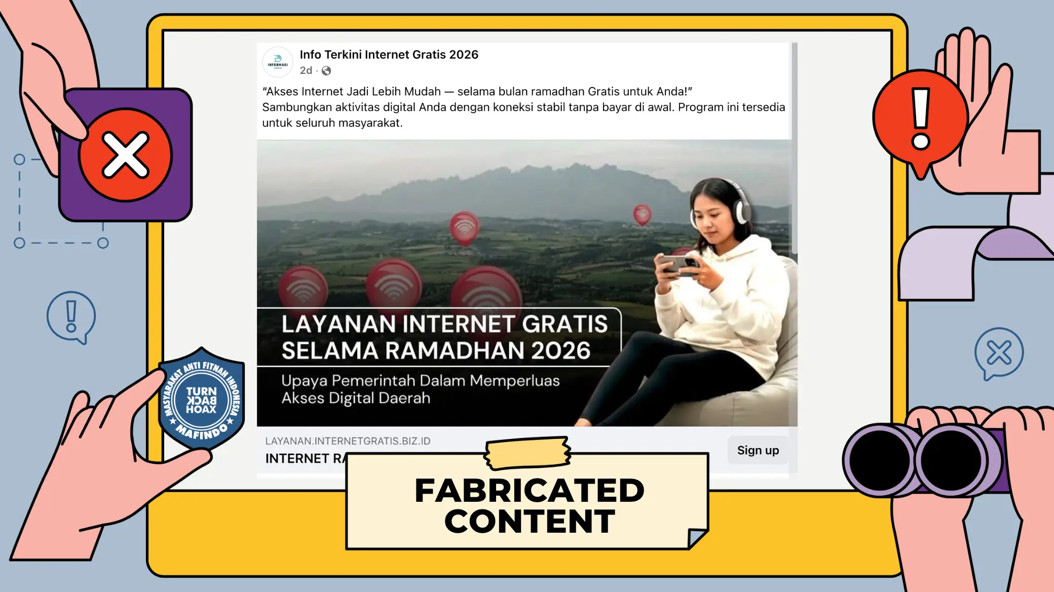 [PENIPUAN] Tautan Internet Gratis Selama Ramadhan