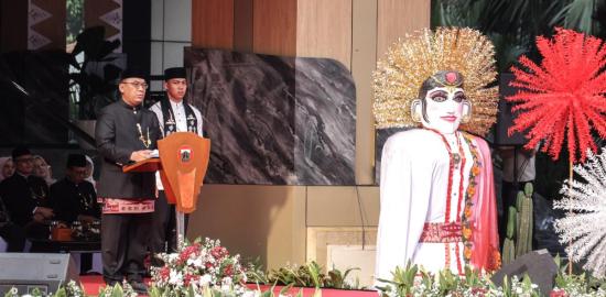 Upacara Peringatan Hari Lahir Pancasila di Balaikota Berlangsung Khidmat