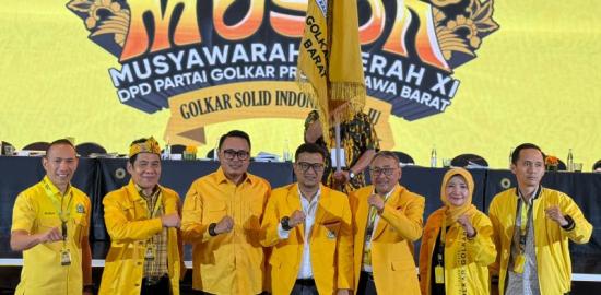 Daniel Mutaqien Terpilih Sebagai Ketua DPD Golkar Jabar Periode 2025-2030