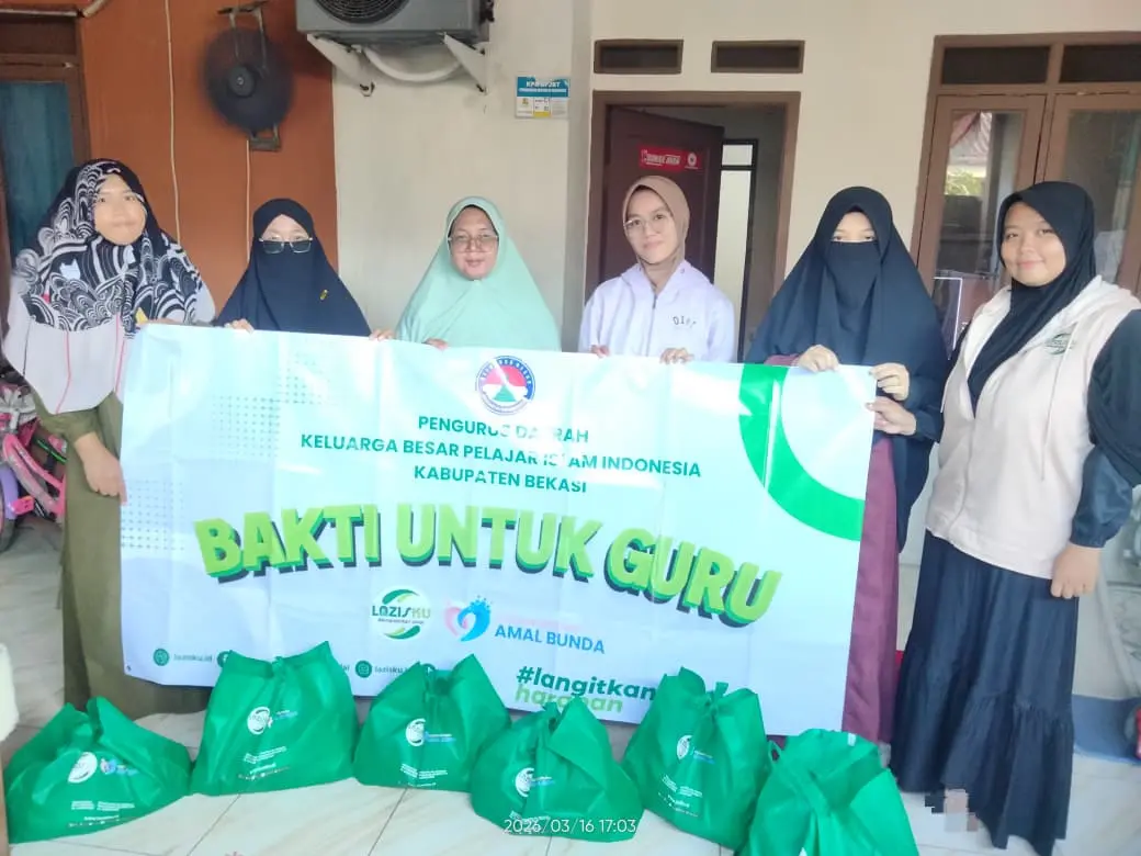 LAZISKU dan PD KBPII Kabupaten Bekasi Salurkan 50 Paket Sembako untuk Guru Honorer dan Guru Mengaji