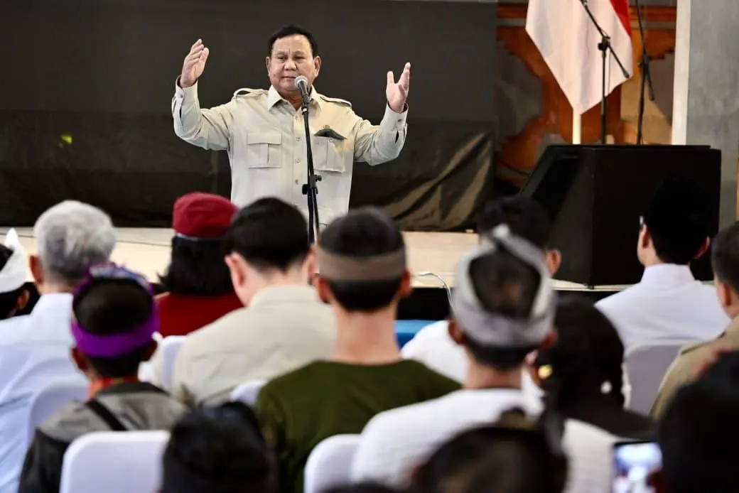 Di SRMP 17 Tabanan, Presiden Prabowo Tanamkan Pesan Pendidikan, Disiplin, dan Karakter