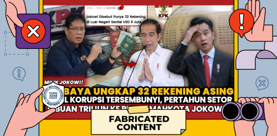 [SALAH] Purbaya Ungkap Hasil Korupsi Jokowi Disembunyikan di 32 Rekening Asing