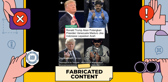 [SALAH] Trump Janji Lepas Presiden Venezuela jika Indonesia Bolehkan Aceh Merdeka