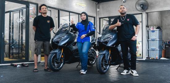 TMAX Si-Raja Skutik Premium Yamaha Kian Dilirik Konsumen Jawa Barat