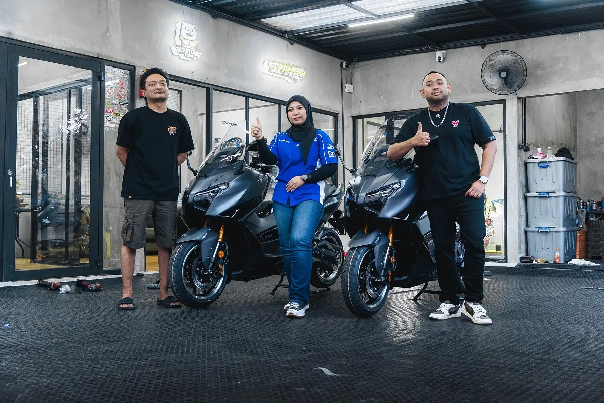 TMAX Si-Raja Skutik Premium Yamaha Kian Dilirik Konsumen Jawa Barat