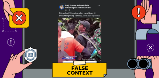 [SALAH] Video Evakuasi Empat Pendaki Hilang di Bukit Mongkrang, Tawangmangu