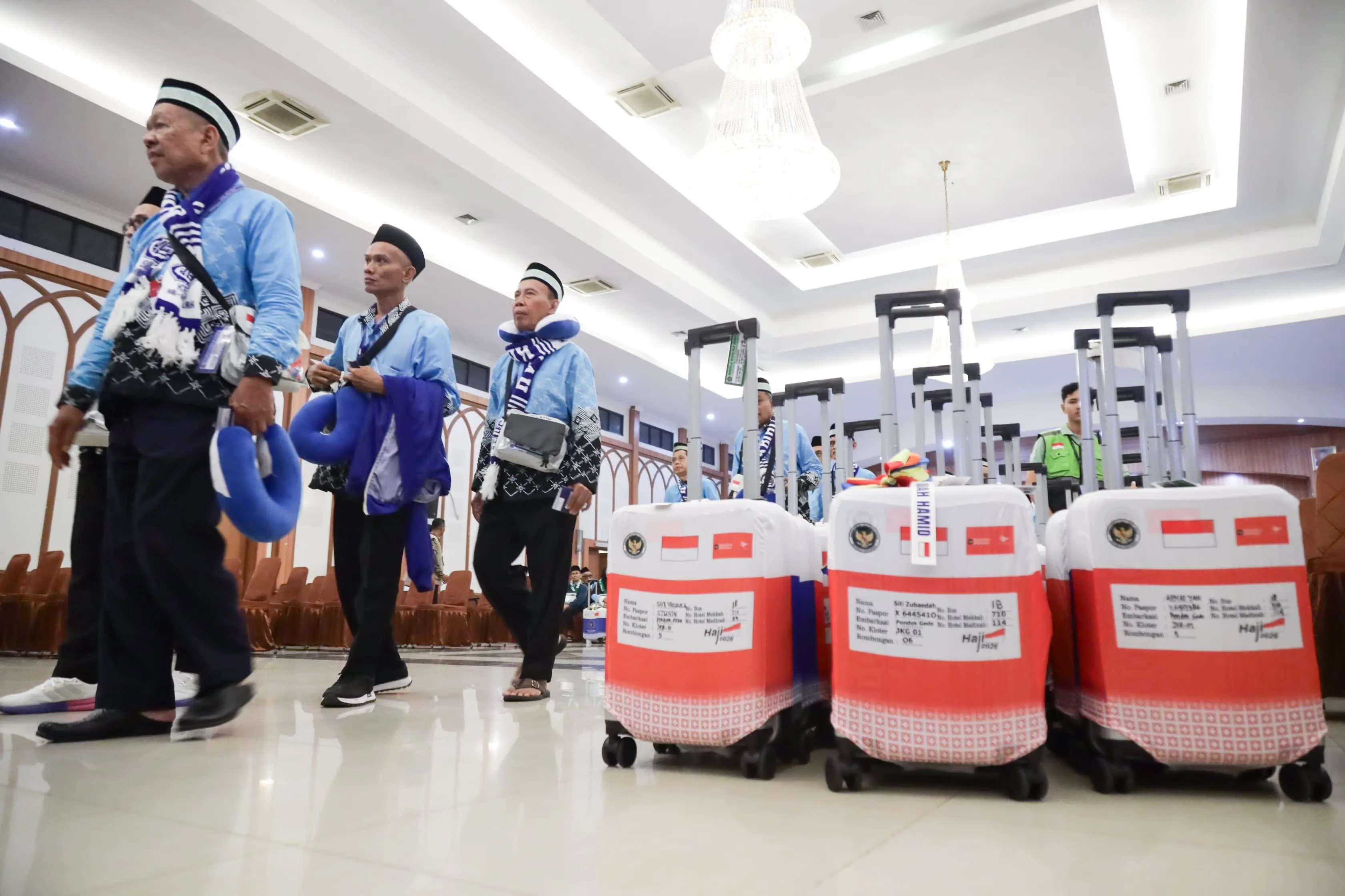 Menhaj Lepas Keberangkatan 391 Jemaah Haji Kloter Pertama