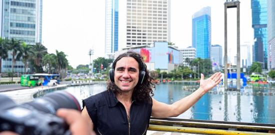 Legenda Sepak Bola Argentina Nikmati Keindahan Jakarta