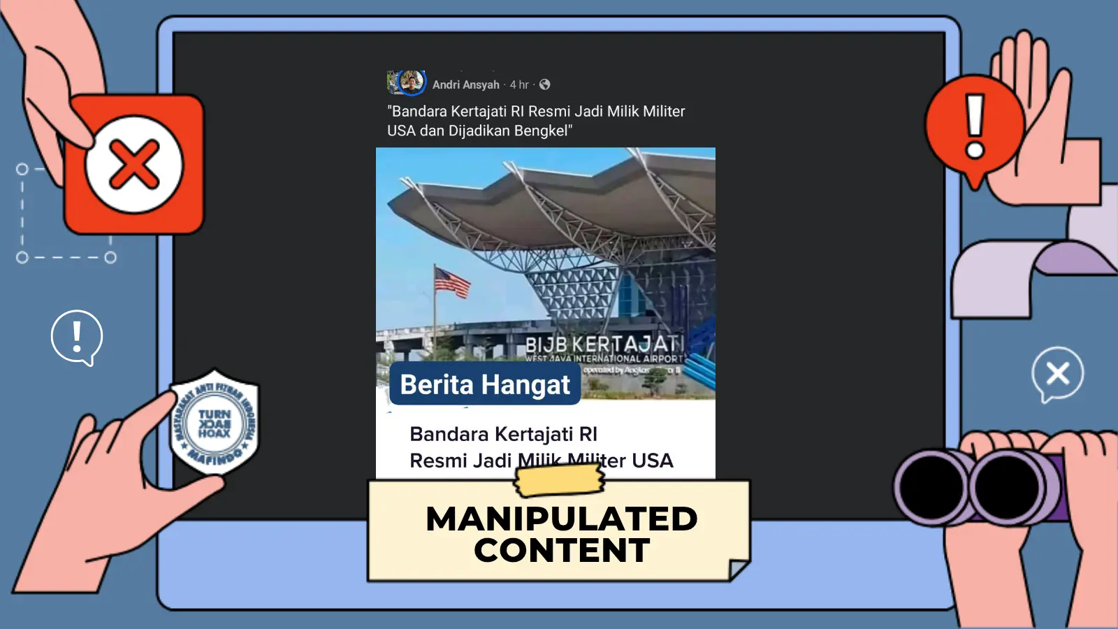 [SALAH] Bandara Kertajati Resmi Jadi Milik Militer Asing