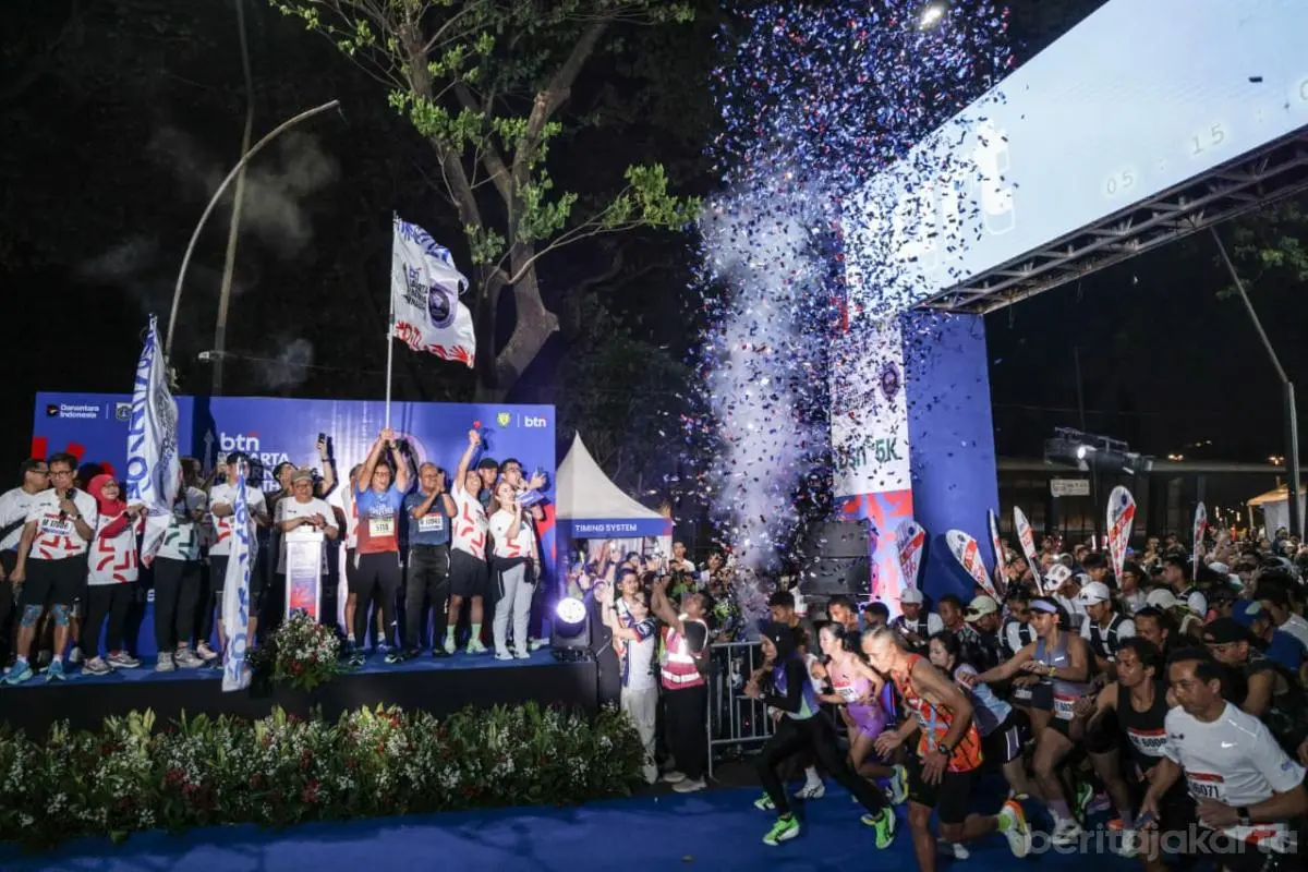 Lepas Peserta BTN JAKIM 2026, Pramono Ajak Bergembira Sambil Berlari