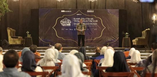 Gubernur Pramono Hadiri Halal Bihalal ITB dan Bahas Program Pendidikan