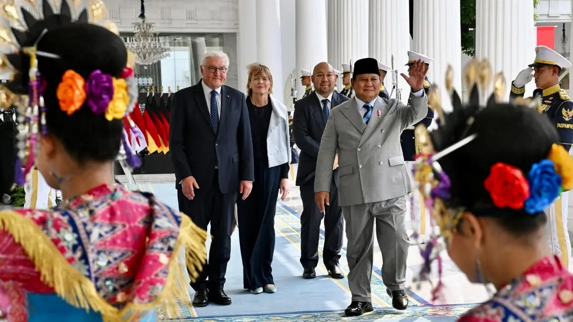 Jamuan Kenegaraan Indonesia – Jerman, Presiden Prabowo Tegaskan Kemitraan Strategis Hadapi Tantangan Global