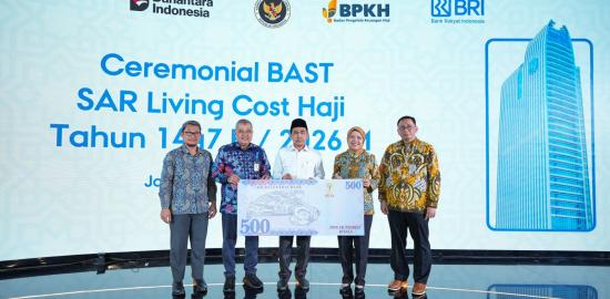 BRI Sediakan SAR 152,49 Juta untuk Living Cost Jemaah Haji 2026