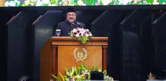 Wagub Paparkan Capaian dan Visi Pembangunan di Rapat Paripurna HUT ke-499 Jakarta