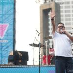 Rano Kampanyekan Pilah Sampah Saat Karnaval Jakarta Penuh Warna