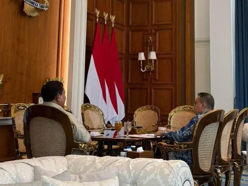 Pertemuan Presiden Prabowo dengan Wakil Ketua DPR Sufmi Dasco