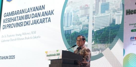 Hadiri HealthConEx 2025, Pramono Komitmen Perkuat Layanan Kesehatan