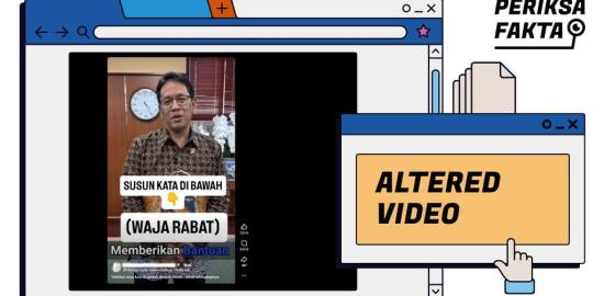 [SALAH] Hoaks Video Purbaya Bagikan Bantuan Lewat Kuis Susun Kata