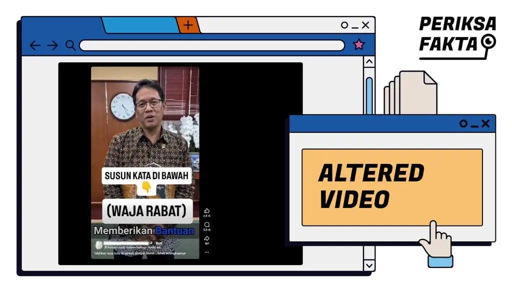 [SALAH] Hoaks Video Purbaya Bagikan Bantuan Lewat Kuis Susun Kata