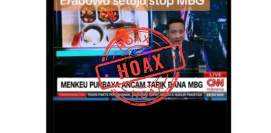 Cek Fakta: Keliru, Kabar Presiden Prabowo Hentikan Program Makan Bergizi Gratis