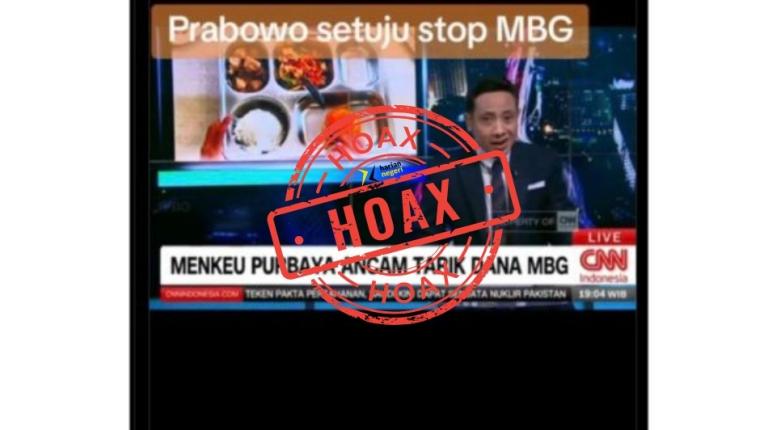 Cek Fakta: Keliru, Kabar Presiden Prabowo Hentikan Program Makan Bergizi Gratis