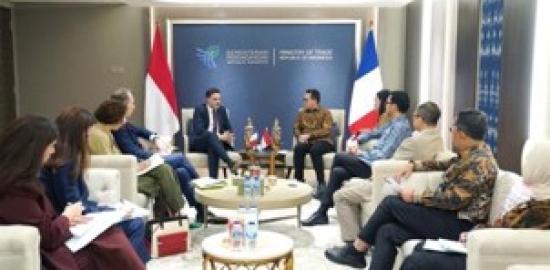 Pertemuan Bilateral Mendag Busan dan Mendag Prancis Saint-Martin, Bahas Penyelesaian Indonesia-EU CEPA