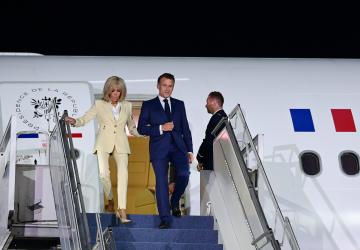 Presiden Macron Tiba di Jakarta, Apresiasi Keindahan Indonesia